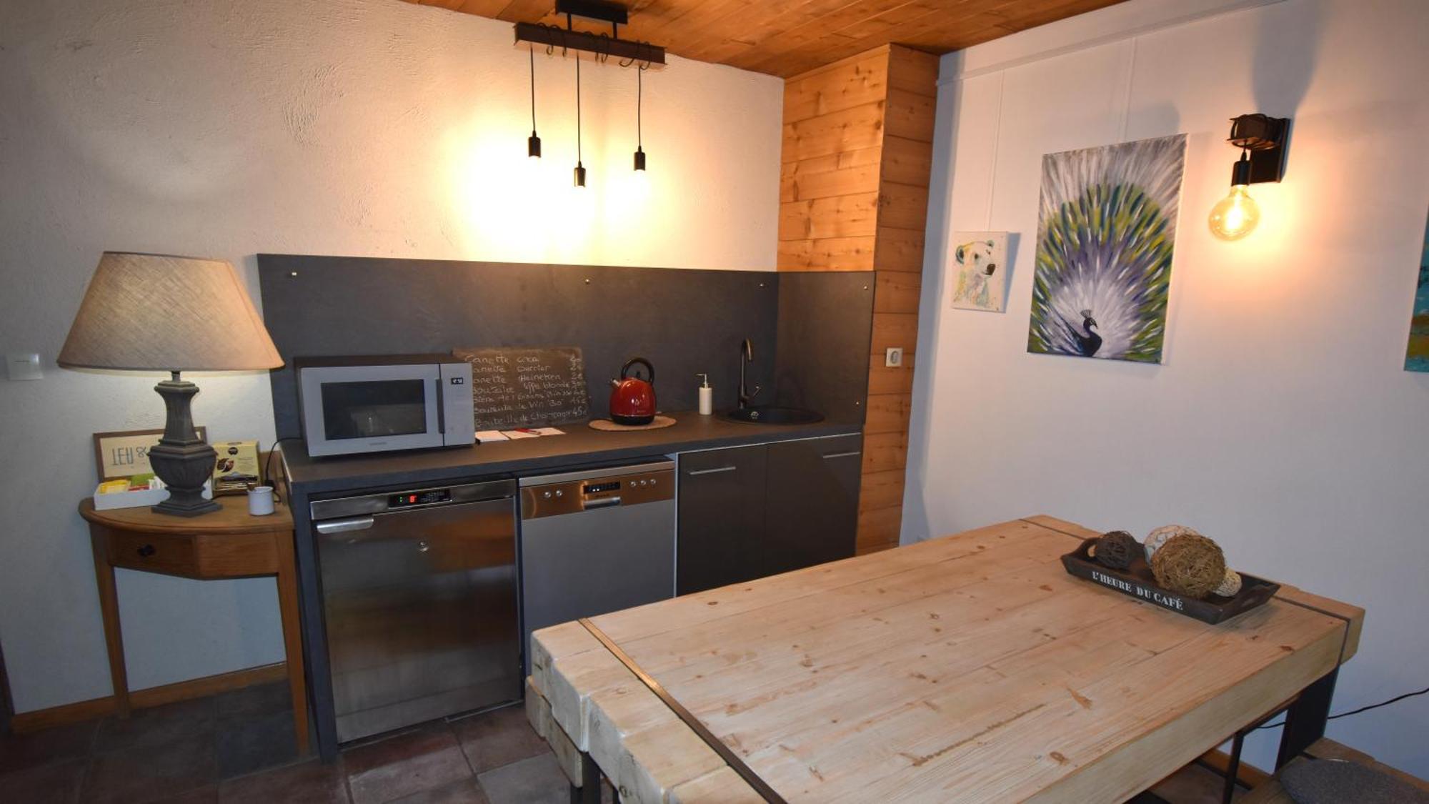 La Cle Des Bois Bed & Breakfast Le Bourg-d'Oisans Exterior photo